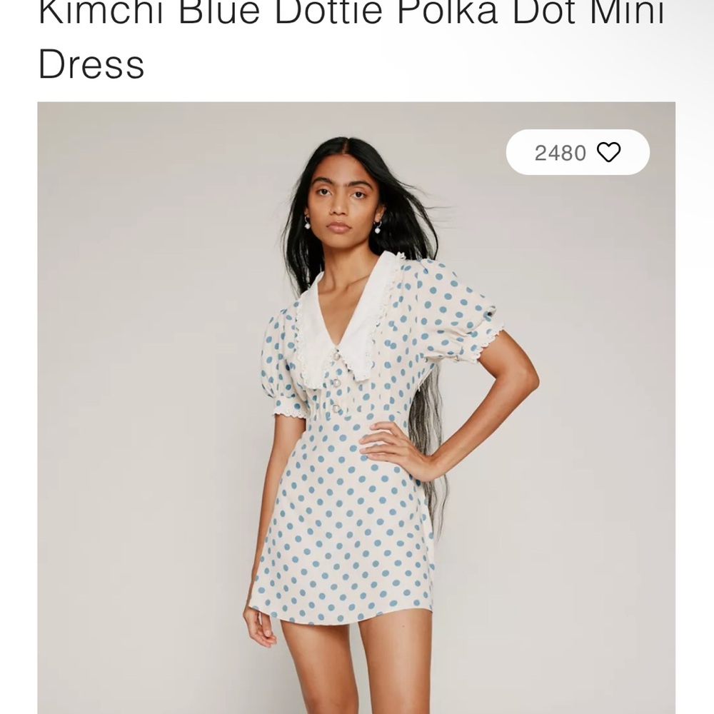 Kimchi Blue Polka Dot Mini